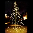 COLGANTE DE LUCES MICROLED CÁLIDA 2MTS 200L 10LINEAS REF:AL-82031