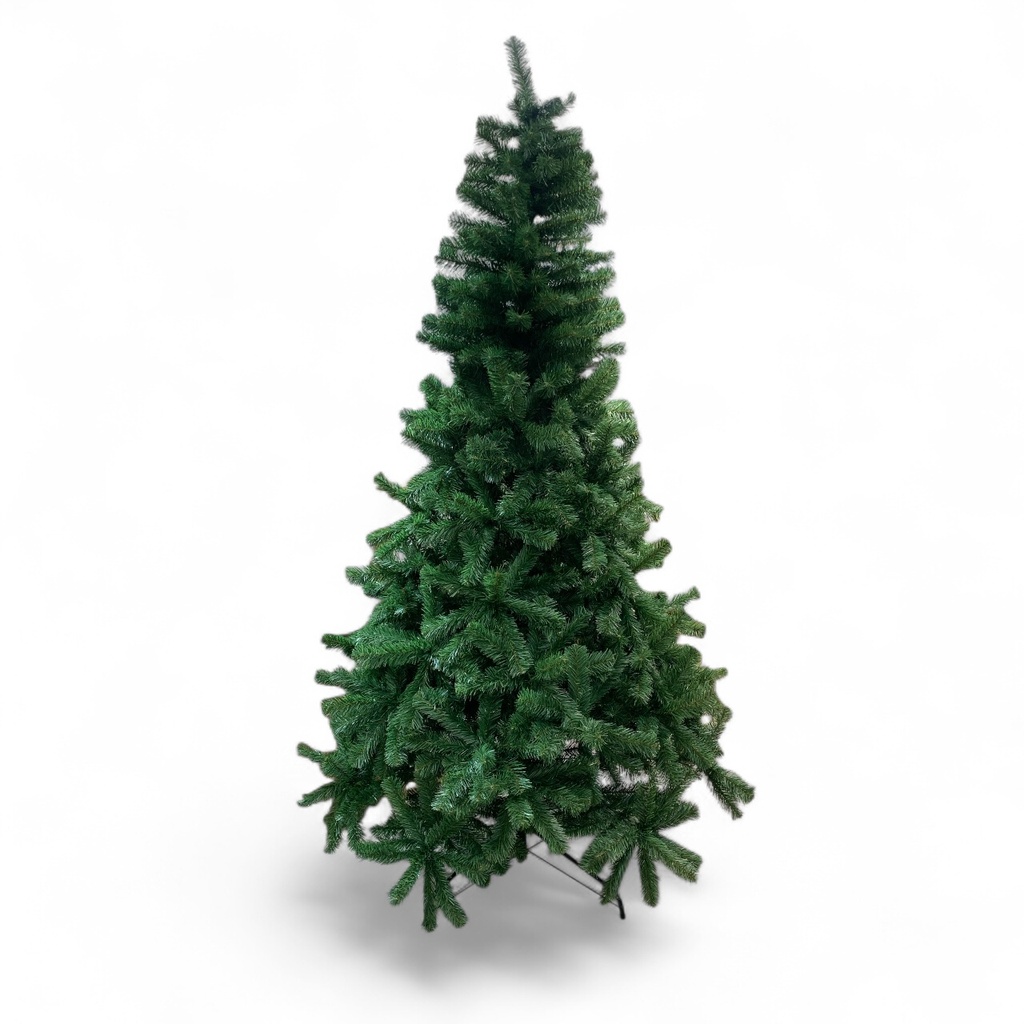 ARBOL DE NAVIDAD ALASKA FRONDOSO CUERPO RAMA PVC 7PIES 2.15MT