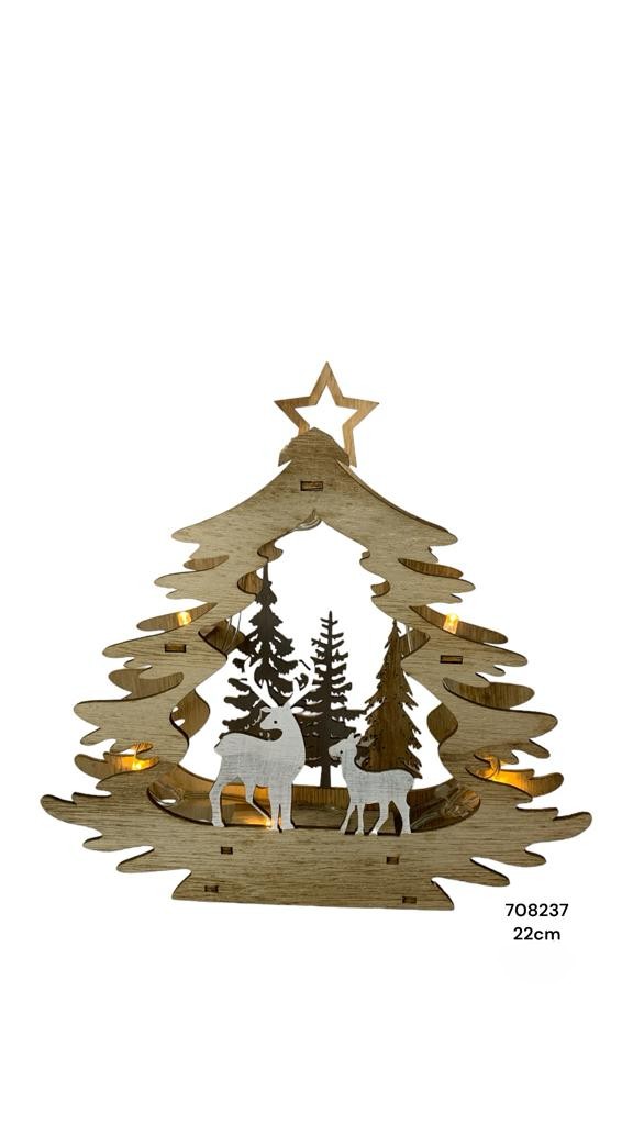ARBOL CON LUZ 22CM