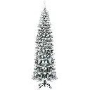 ARBOL DE NAVIDAD CUERPO LAPIZ NEVADO 7PIES 215CM