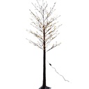 ARBOL CAFÉ CON LUZ LED 200CM