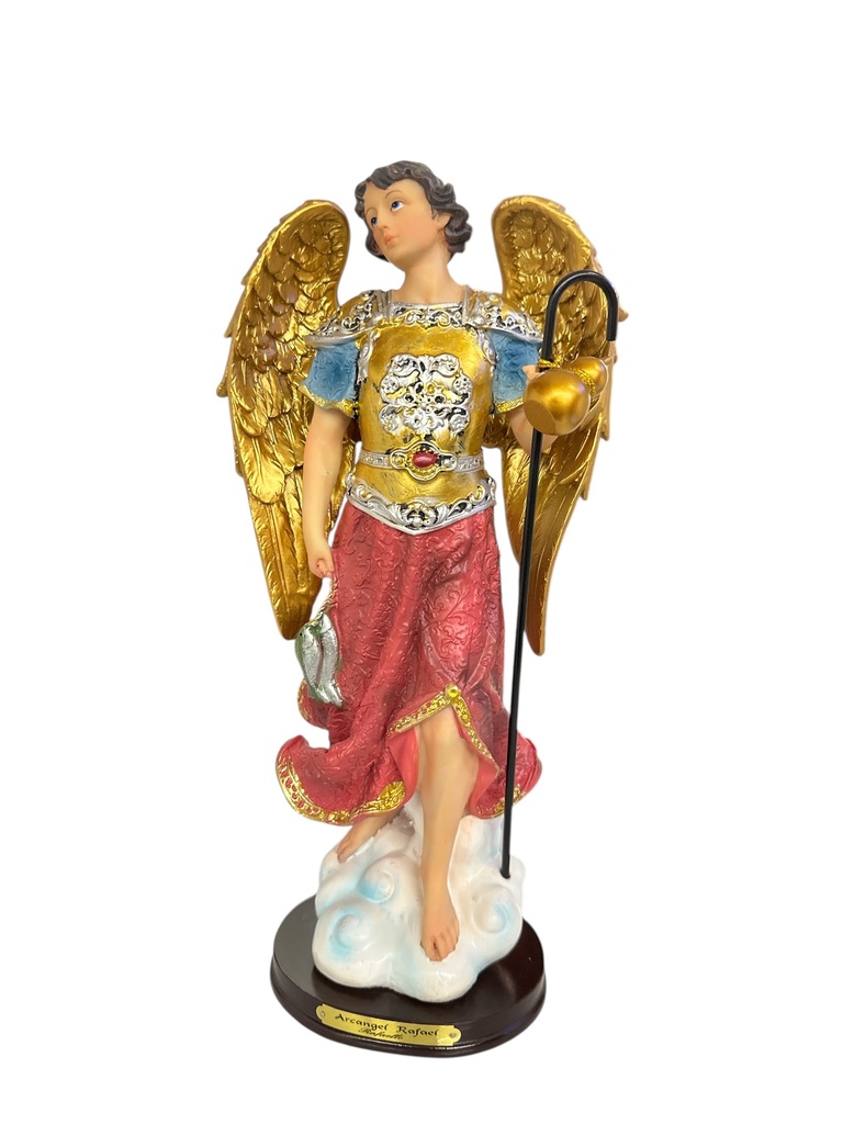 ARCANGEL RAFAEL 32CM POLIRESINA