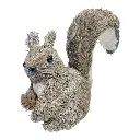 ARDILLA CON PIÑA DE PINO 20X9X20CM