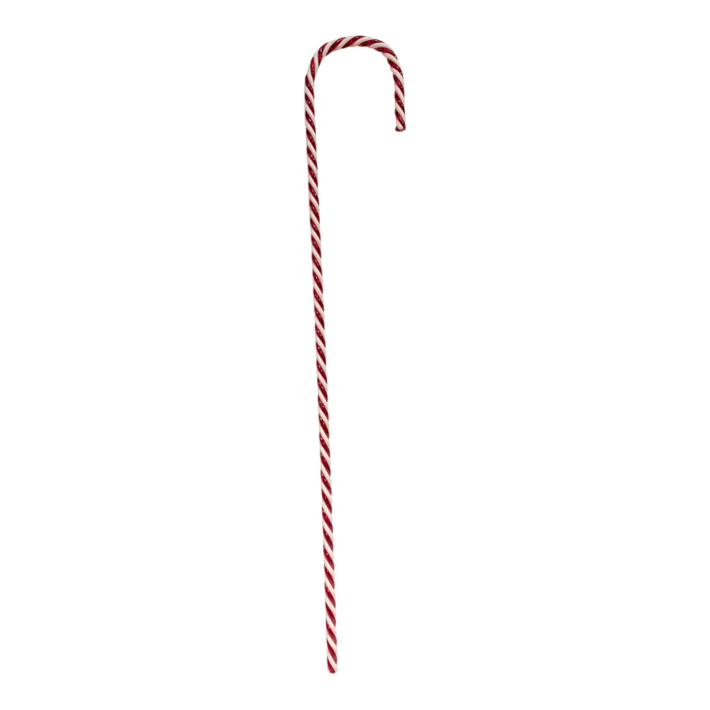 BASTON NAVIDEÑO CARAMELO ROJO/BLANCO 84CM