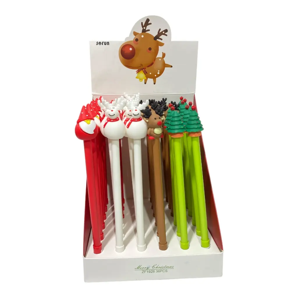 BOLIGRAFO NAVIDEÑO 4 MODELOS C/U