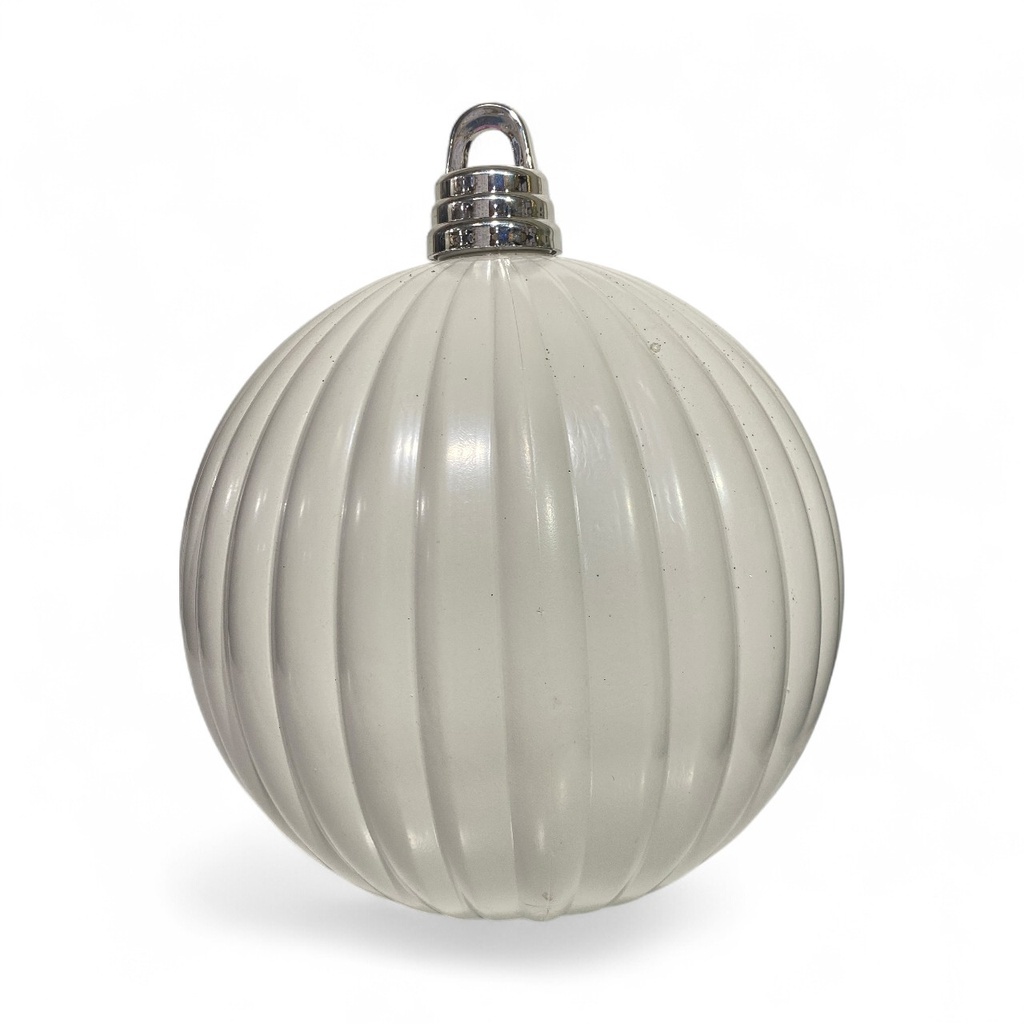 ESFERA BLANCA LINEAS 25CM