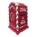 BUZON NAVIDEÑO ROJO "SPECIAL DELIVERY" MADERA 39X23X23CM