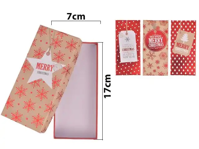 CAJA DE REGALO NAV. ES25728 7.6X17X3CM