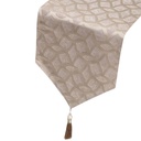 CAMINO DE MESA BEIGE/DORADO 210X33CM