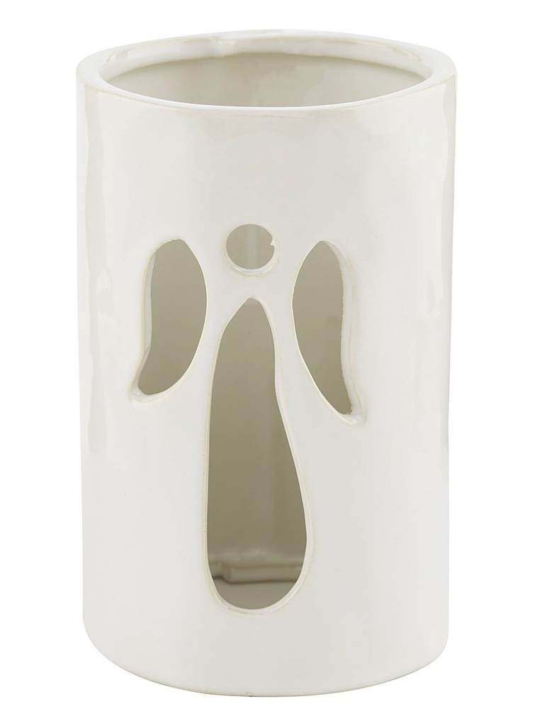 CANDELABRO ANGEL PORCELANA REF: DLH22Q502-1B 8X11.5CM