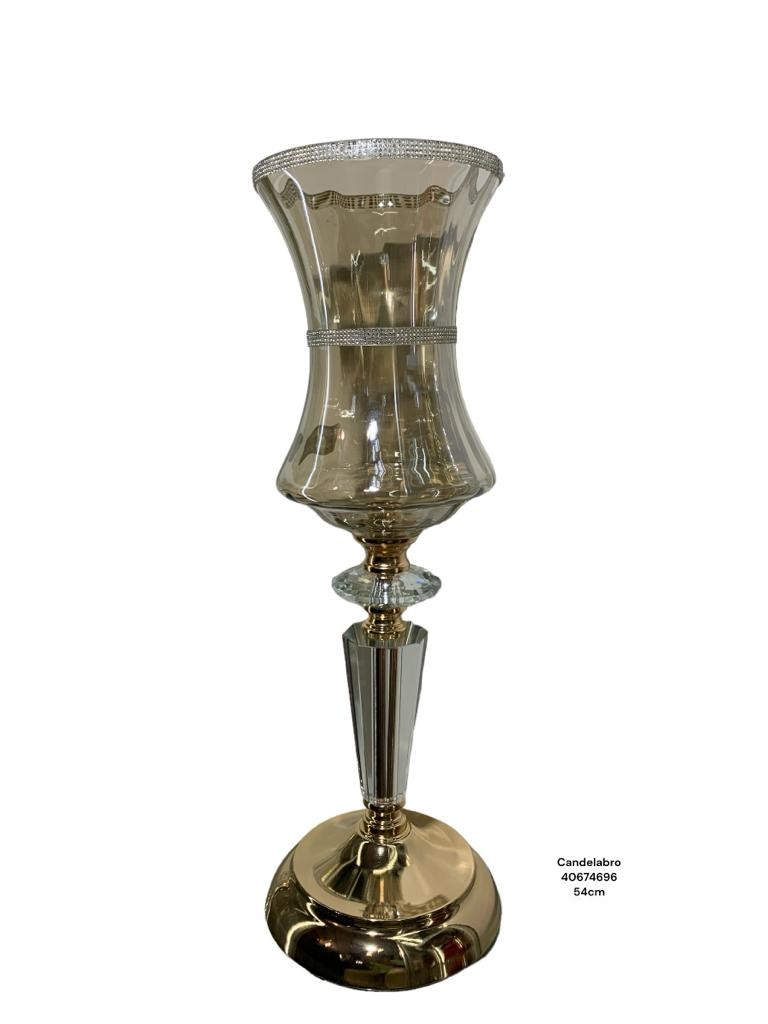 CANDELABRO CRISTAL 54CM