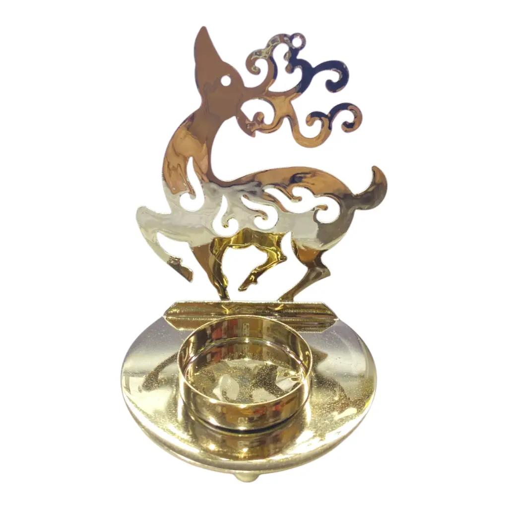 CANDELABRO NAVIDEÑO RENO 12X9CM