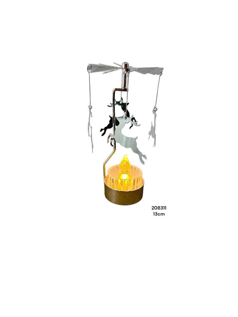 CANDELABRO METALICO VELETA RENO