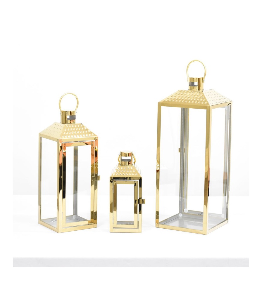 CANDELABRO SETX3 57X19X19CM, 44X15X15CM, 30X11X11CM