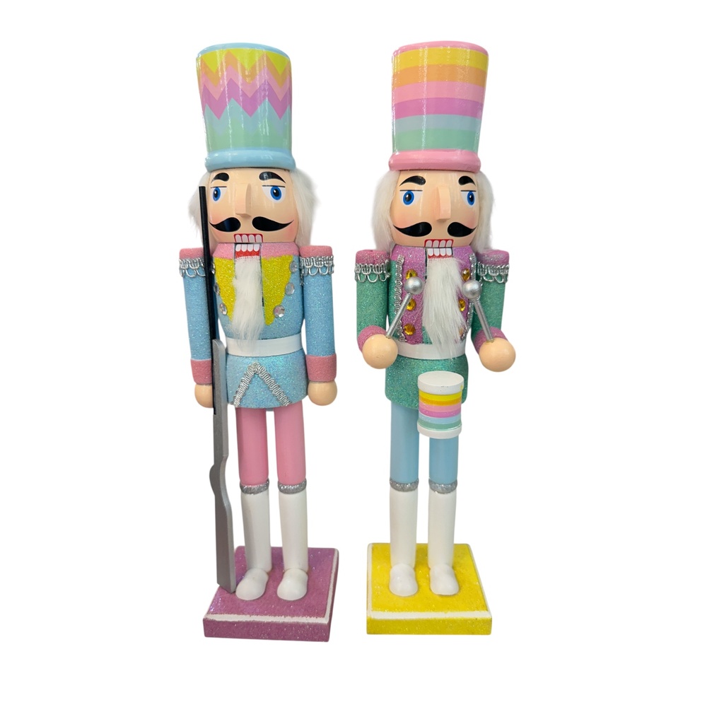 CASCANUEZ SOLDADO COLOR PASTEL  38CM