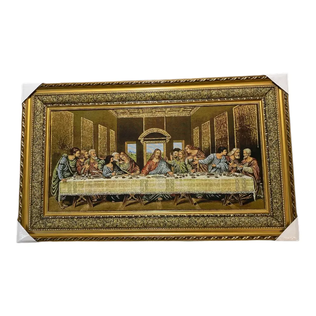 CUADRO ULTIMA CENA CON GOBELINO 60X100 CM