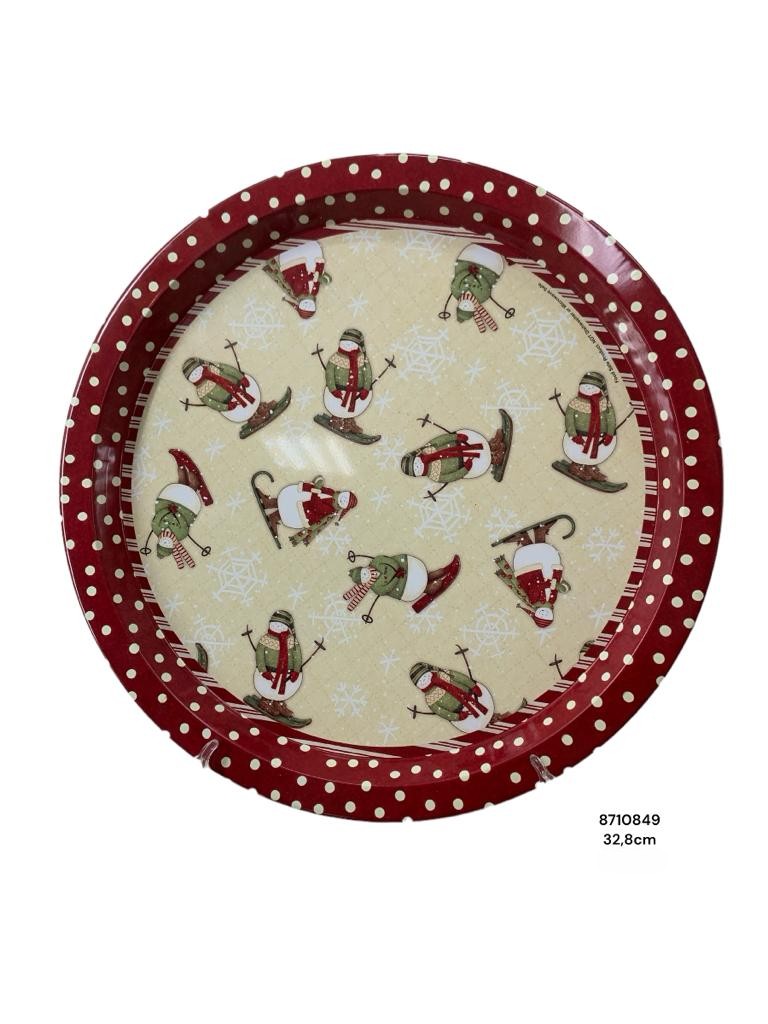 CHAROL METALICO NAVIDAD