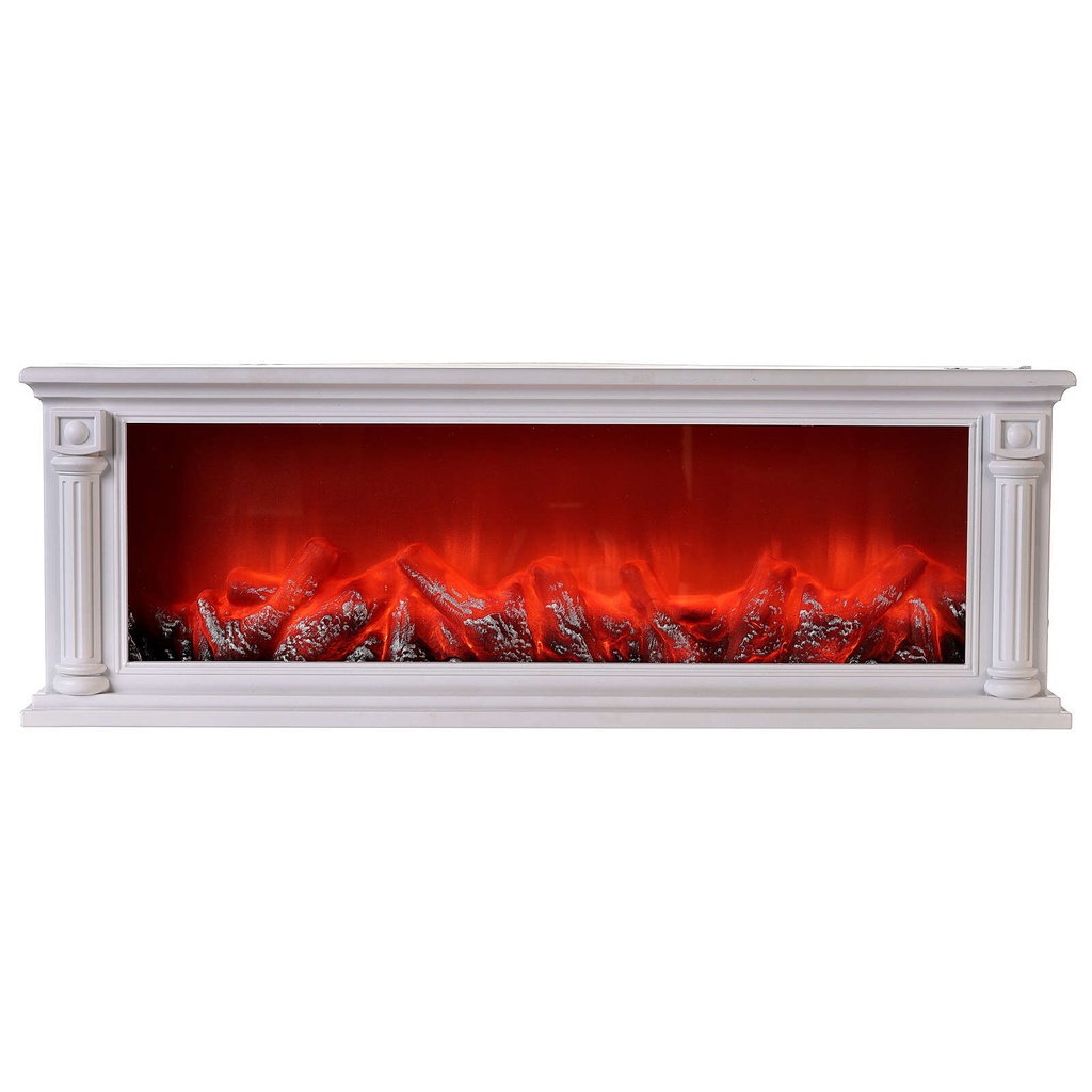 CHIMENEA LED BLANCA 62X22CM - SC15229