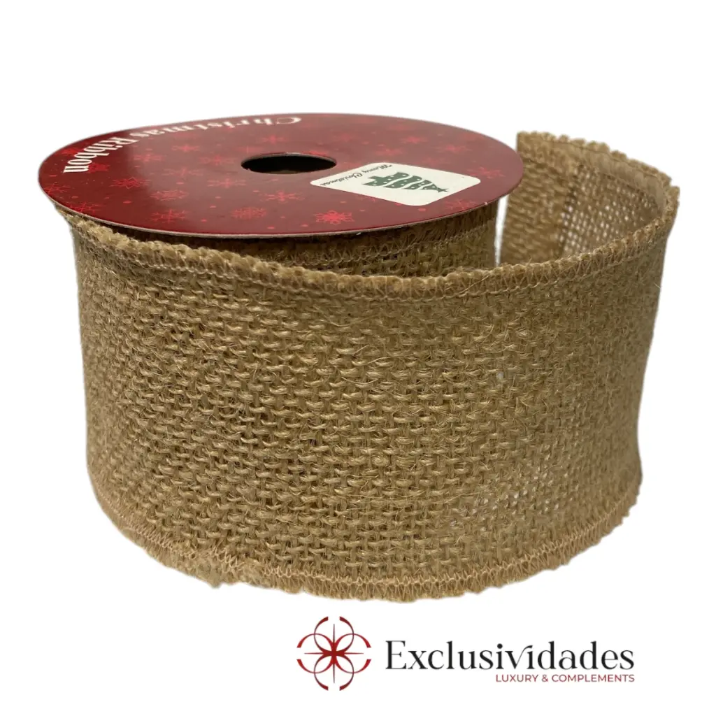 CINTA NAVIDEÑA 10YDS 7CM YUTE