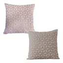 COJIN FELPA ROMBO DORADO 45X45CM