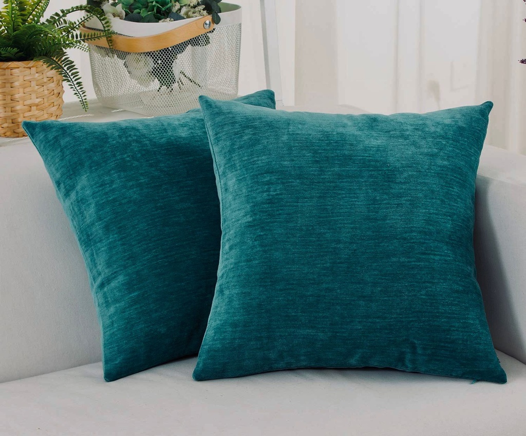COJIN AZUL TURQUEZA 40CM