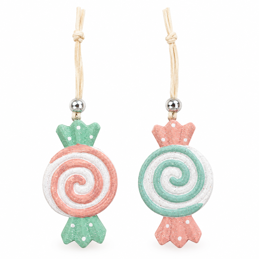 Colgante candy navideño, setx2. 9,5cm