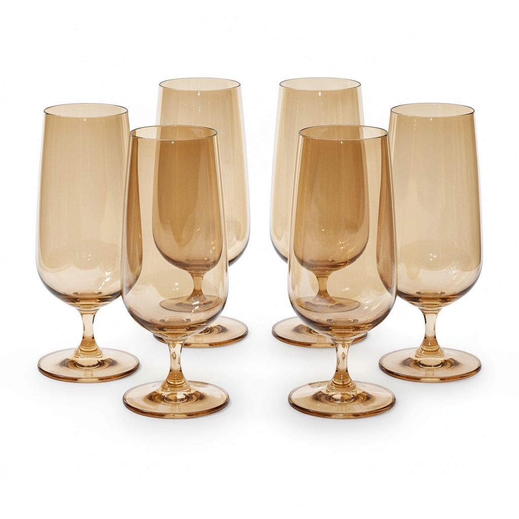 SET DE 6 COPAS DE CRISTAL/COCTEL 430ML REF:SAN0500 (18.5*7CM)