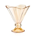 COPA AMBAR PARA HELADO X6 12.5X11.8CM