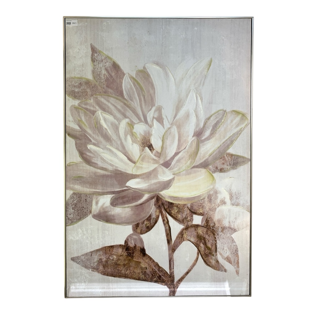 CUADRO FLOR NUDE 82X122X5CM