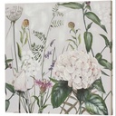 CUADRO DE PARED FLORAL 80X80X3CM