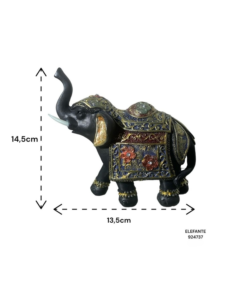 ELEFANTE DECOR. PLIRESINA ES22904 13.5X7X14.5CM