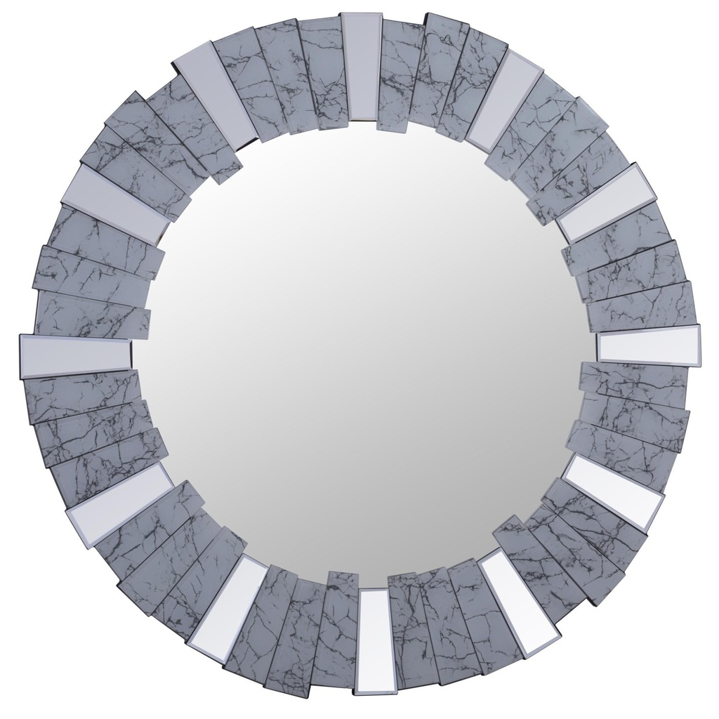 ESPEJO MARMOLEADO 100X100CM