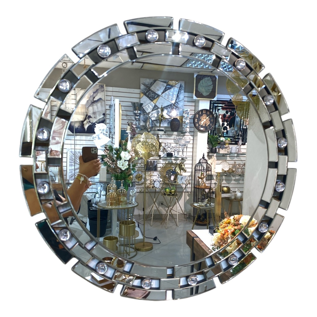 ESPEJO BICELADO 80CM