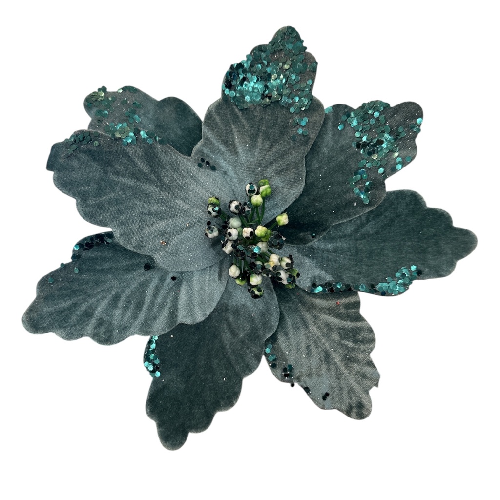 FLOR NAVIDEÑA VERDE 29CM