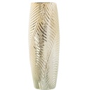 FLORERO PORCELANA DORADO CROMADO CONCEPTS 15X15X40CM