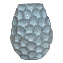 FLORERO CERAMICA IRIS CREMA 21CM