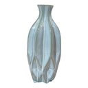 FLORERO CERAMICA MARA CREMA 17CM