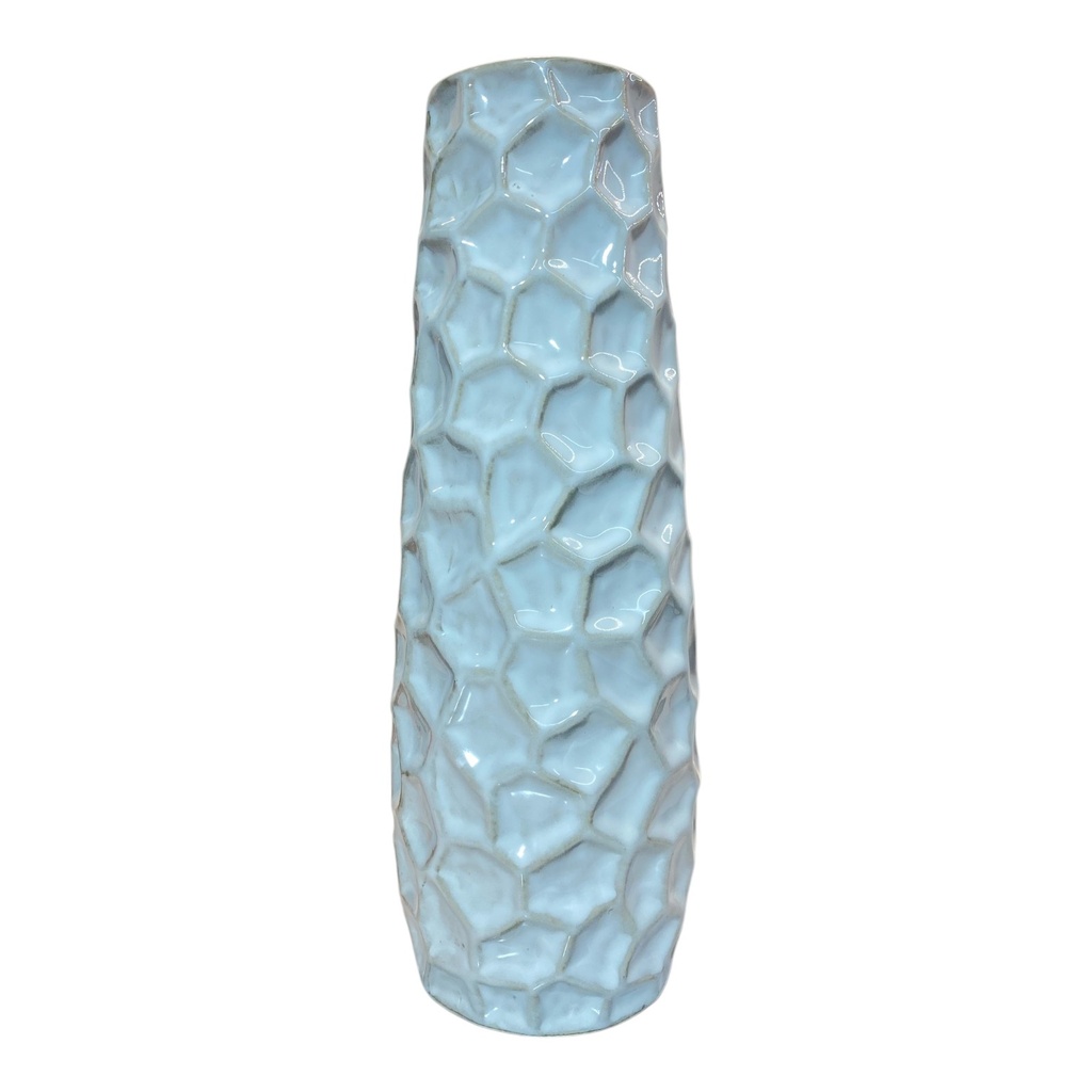 FLORERO IRIS CREMA 33CM