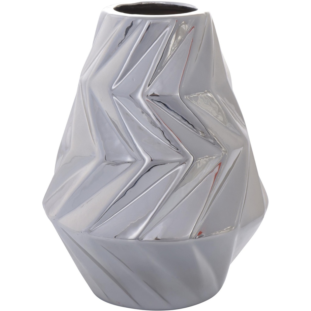 FLORERO PLATEADO 21CM