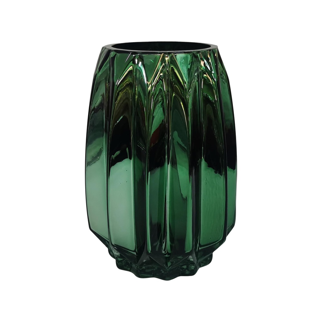 FLORERO VERDE 19X14CM