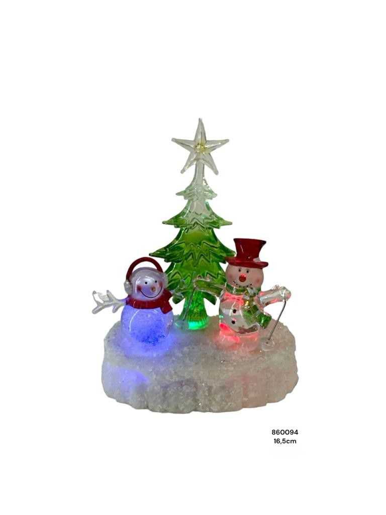 H. NIEVE CON ARBOL ACRIL. OFERTA 50%