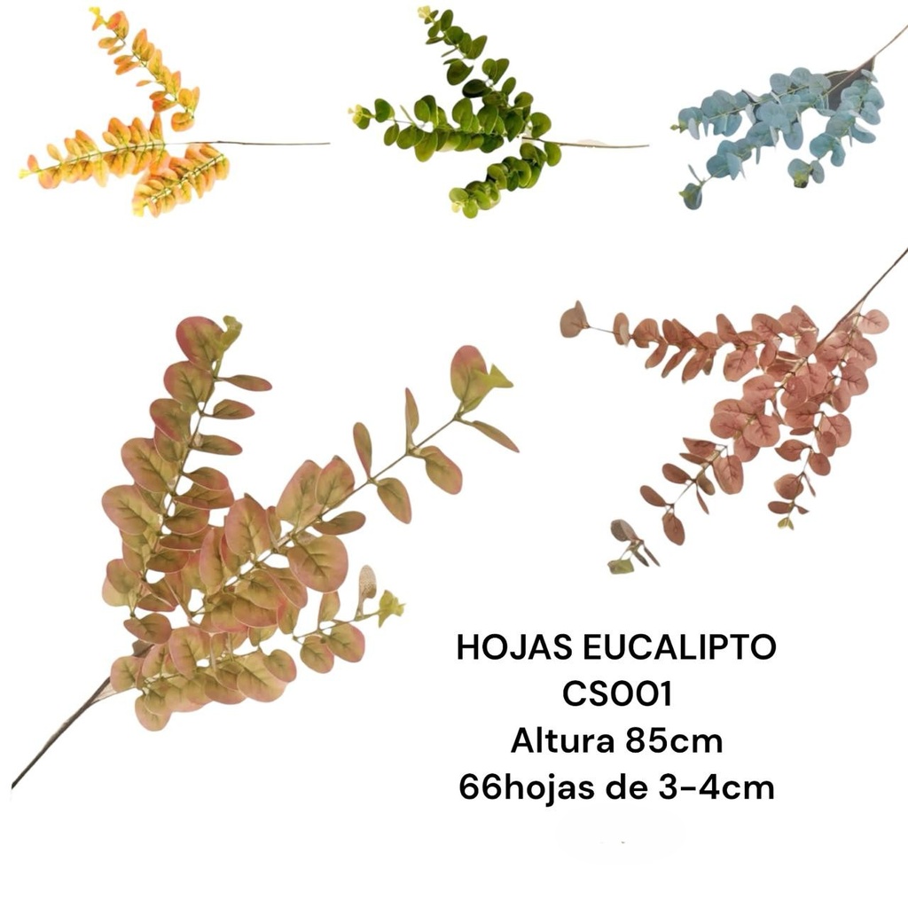 HOJAS EUCALIPTO 85CM