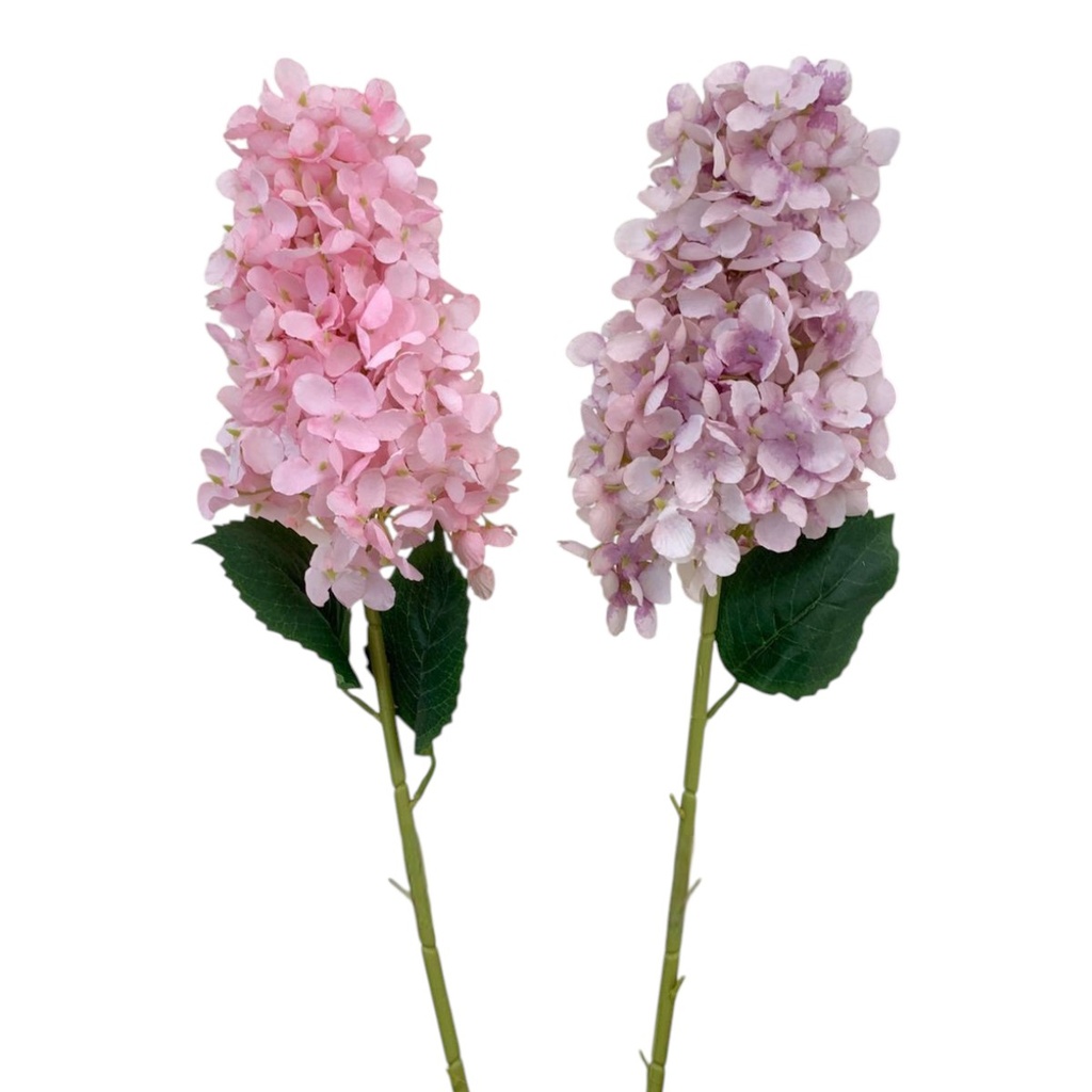 RAMA FLOR HORTENSIA CONICA 21CM, ALTO 81CM