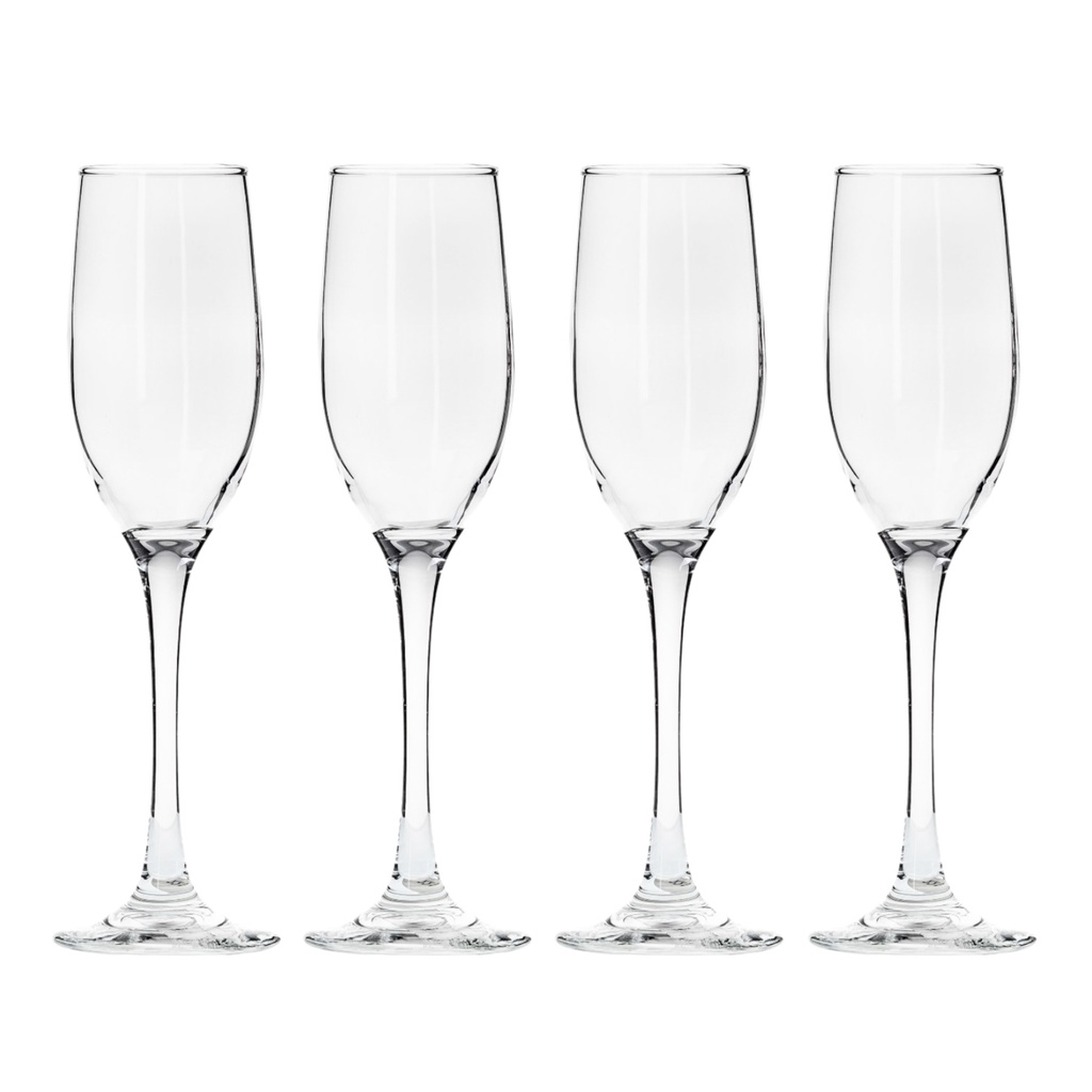 SET DE 4 COPAS CHAMPAGNE DUCALE H220