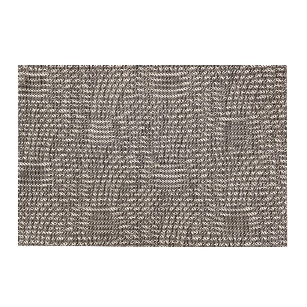 INDIVIDUAL ABSTRACTO GRIS CON PLATEADO 45X30CM