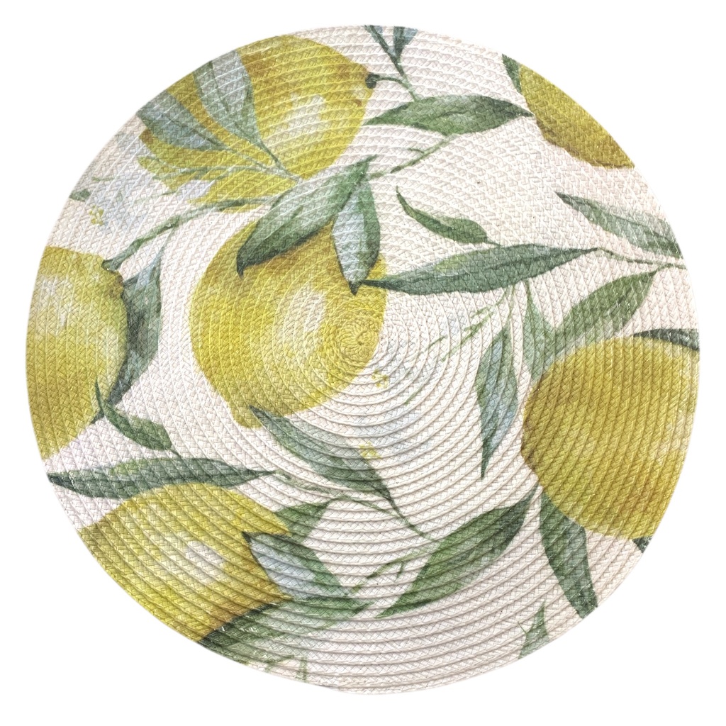 INDIVIDUAL DE LIMONES 37CM