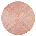 INDIVIDUAL ORO ROSA REDONDO 38CM