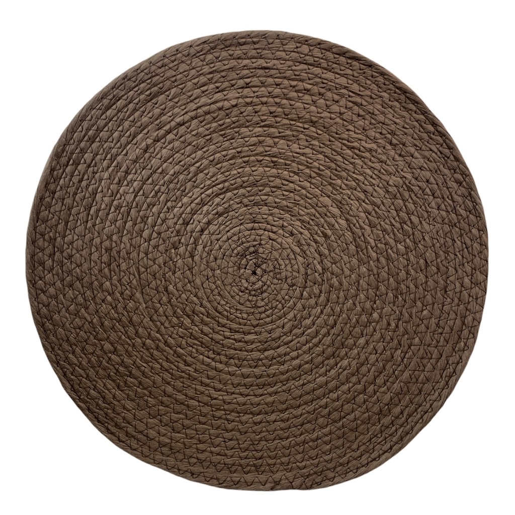 INDIVIDUAL DE YUTE CAFÉ 40CM