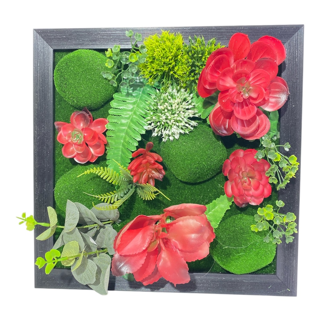 JARDIN CACTUS CUADRO DE PARED 30X30CM