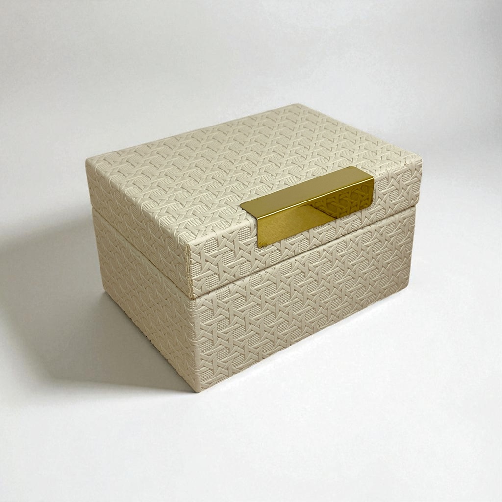 JOYERO BEIGE PEQUEÑO